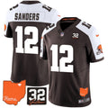 CLE #32 Jim Brown Memorial & Home Patch Vapor Limited Jersey - image 1