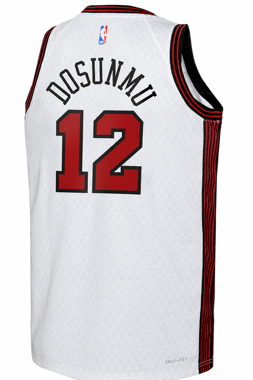Nike 2022-23 City Edition Chicago Bulls Ayo Dosunmu #12 White Dri-FIT Swingman Jersey - image 2