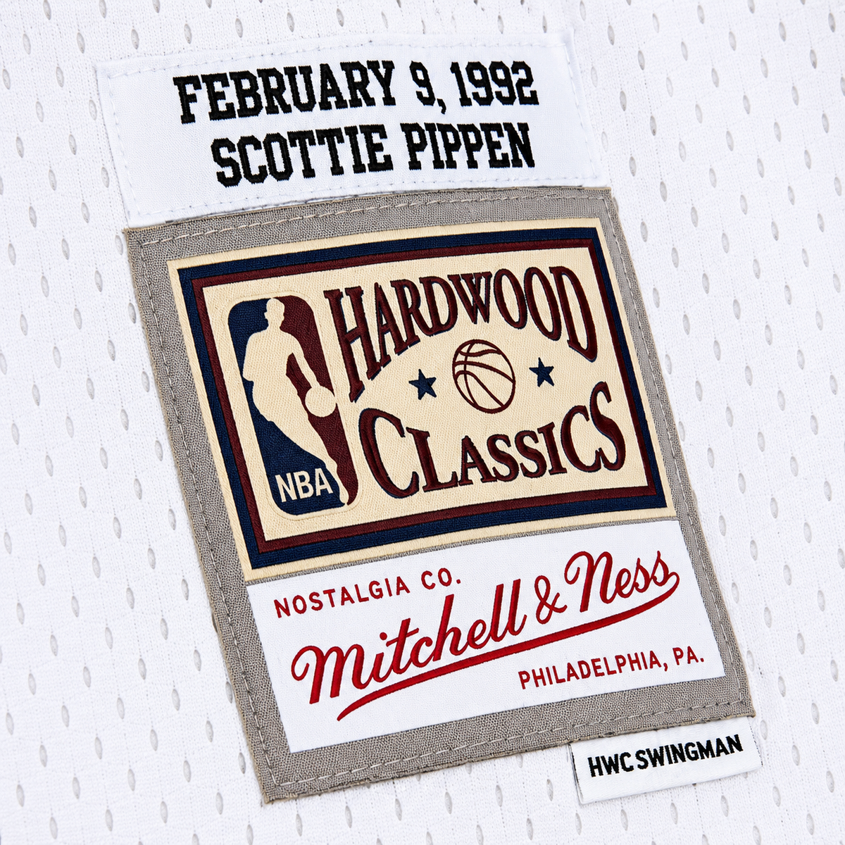 Men's Scottie Pippen Eastern Conference All-Star Chicago Bulls Mitchell & Ness Hardwood Classics White 1992 Swingman Jersey - image 4