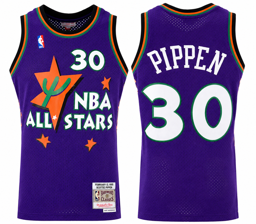 Men's Scottie Pippen Eastern Conference Mitchell & Ness 1995 All-Star Hardwood Classics Swingman Jersey - Purple - image 1
