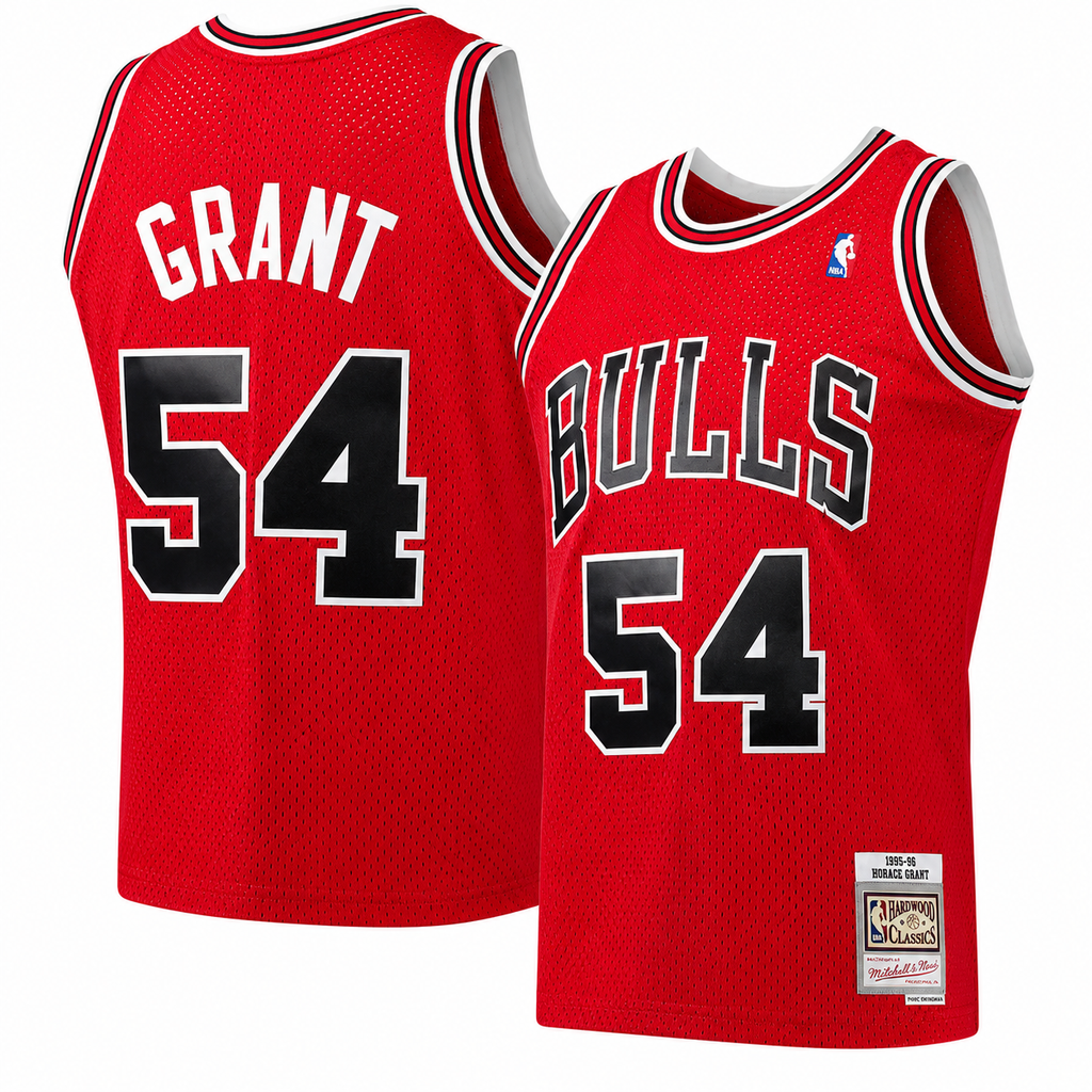 Mens Chicago Bulls Horace Grant Mitchell & Ness Red 1990-91 Hardwood Classics Swingman Jersey - image 1