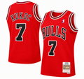 Mens Chicago Bulls Toni Kukoc Mitchell & Ness Red 1997-98 Hardwood Classics Swingman Jersey - image 1