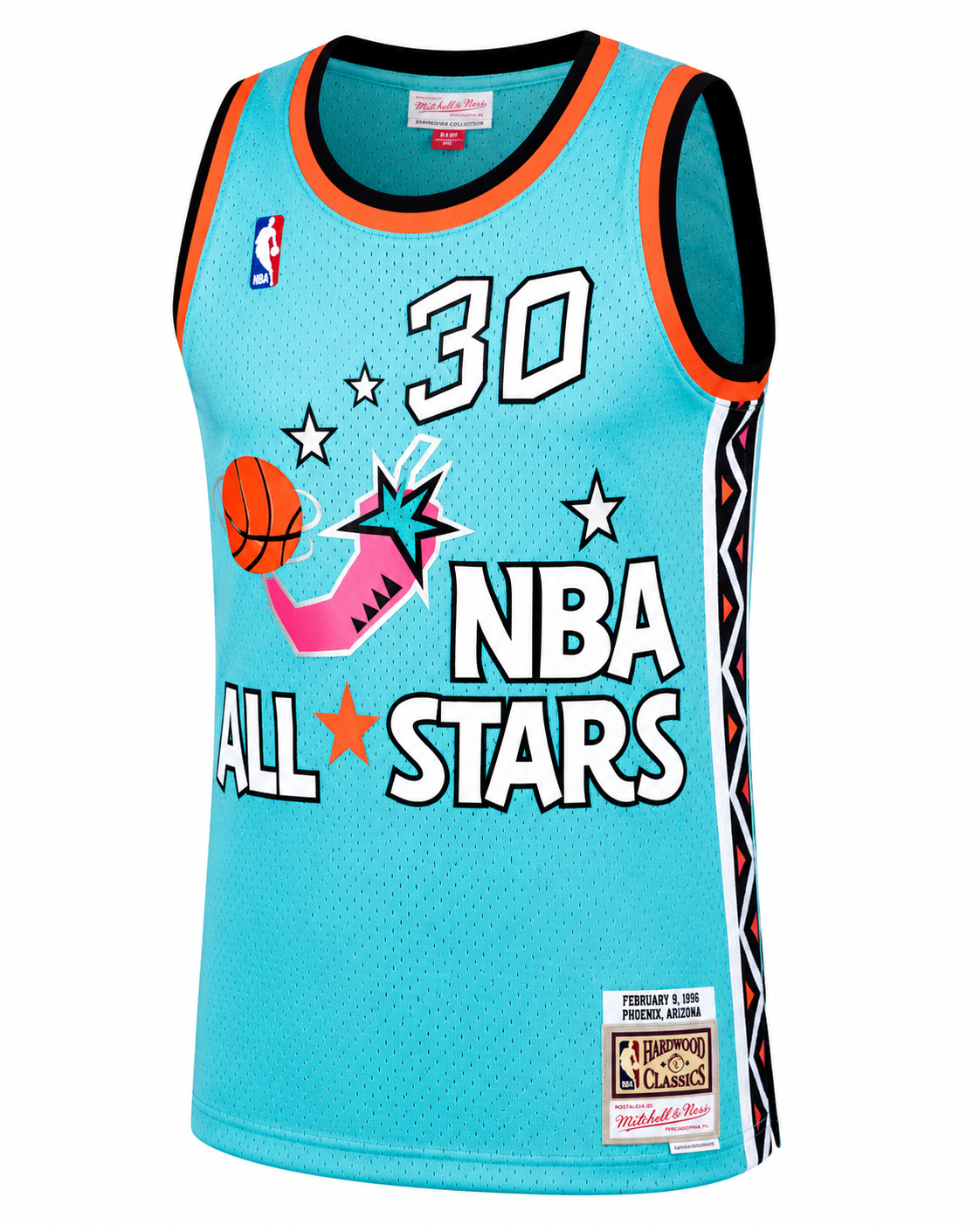 Men's Scottie Pippen Eastern Conference Mitchell & Ness 1996 All-Star Hardwood Classics Swingman Jersey - Teal - image 3