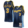Denver Nuggets Allen Iverson Blue 2006-07 Hardwood Classics Swingman Jersey - image 1