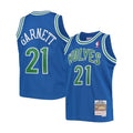 Minnesota Timberwolves Kevin Garnett Blue 1995-96 Hardwood Classics Swingman Jersey - image 1