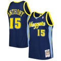 Denver Nuggets Carmelo Anthony Blue 2006-07 Hardwood Classics Swingman Jersey - image 1