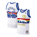 Denver Nuggets Dikembe Mutombo 1991-92 Mitchell & Ness White Basketball Jersey - image 1