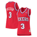 Philadelphia 76ers Allen Iverson Red 2002-03 Hardwood Classics Swingman Jersey - image 1
