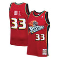 Detroit Pistons Grant Hill Red 1999-00 Hardwood Classics Swingman Jersey - image 1