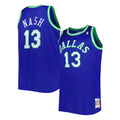 Dallas Mavericks Steve Nash 1998-99 Mitchell & Ness Blue Basketball Jersey - image 1