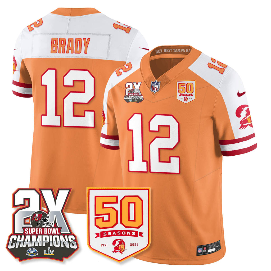 TB 2-Time Champions Patch Throwback Vapor Limited Jersey - image 29