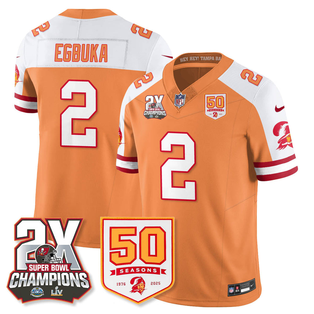 TB 2-Time Champions Patch Throwback Vapor Limited Jersey - image 30