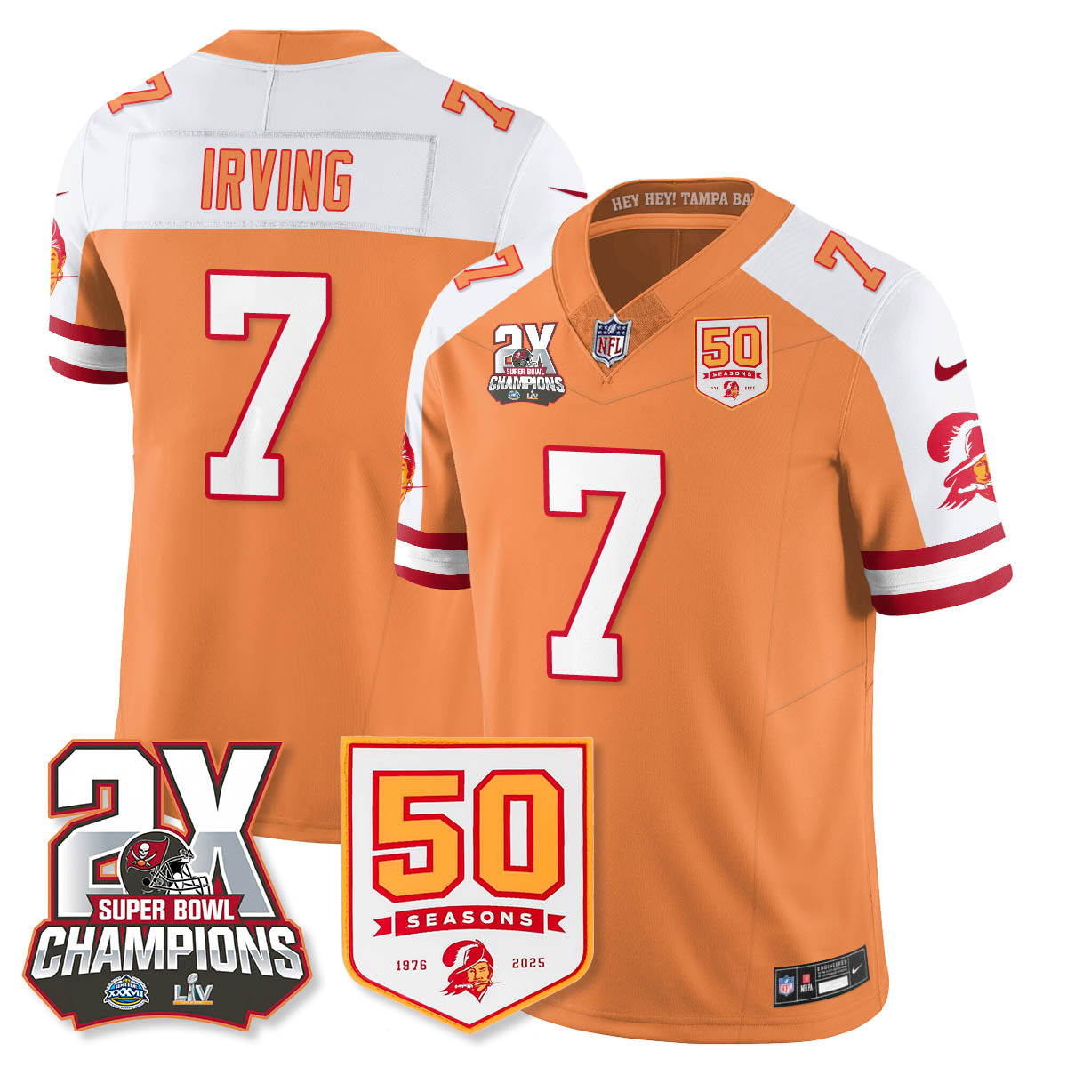 TB 2-Time Champions Patch Throwback Vapor Limited Jersey - image 3
