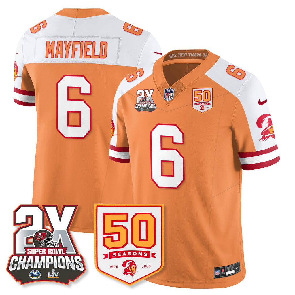 TB 2-Time Champions Patch Throwback Vapor Limited Jersey - image 1