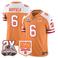 TB 2-Time Champions Patch Throwback Vapor Limited Jersey - image 1