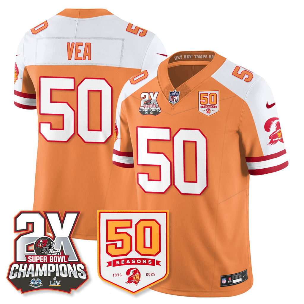 TB 2-Time Champions Patch Throwback Vapor Limited Jersey - image 32