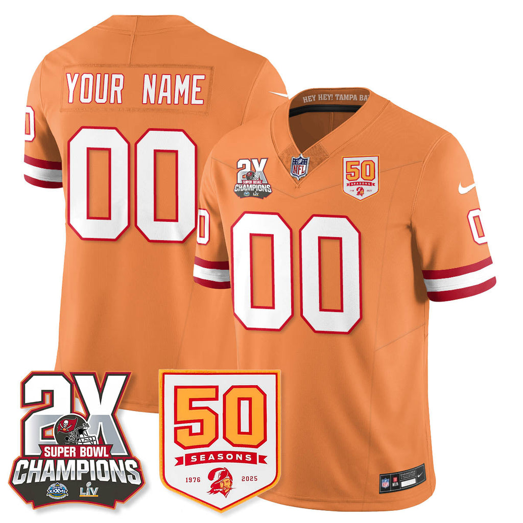 TB 2-Time Champions Patch Throwback Vapor Limited Jersey - image 35