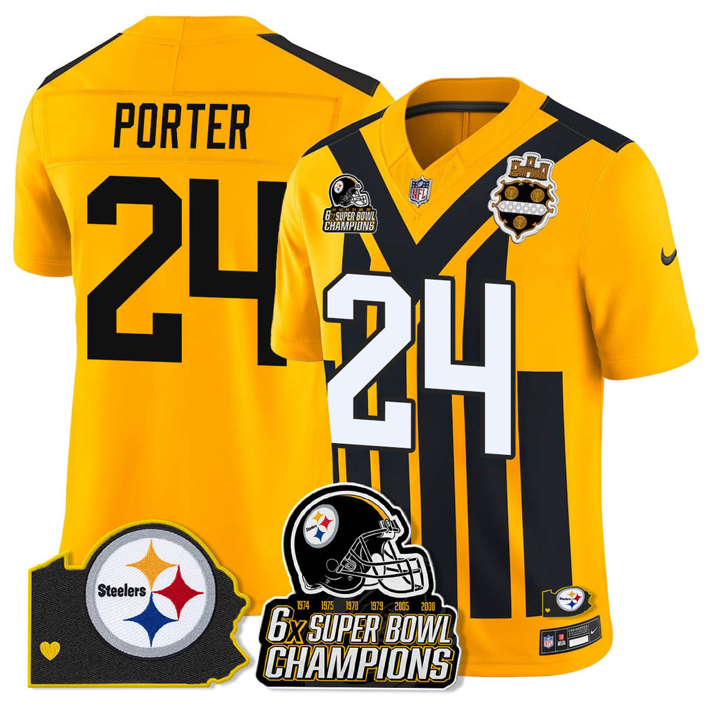 PIT 6-Time Champions Patch Vapor Limited Jersey - image 53