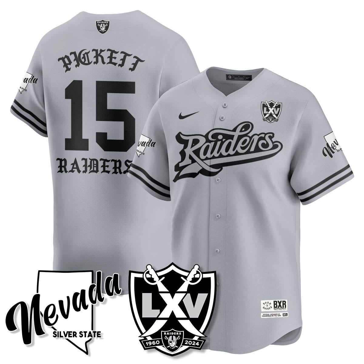 LVR Born x Raised Baseball Jersey - All Stitched - image 17