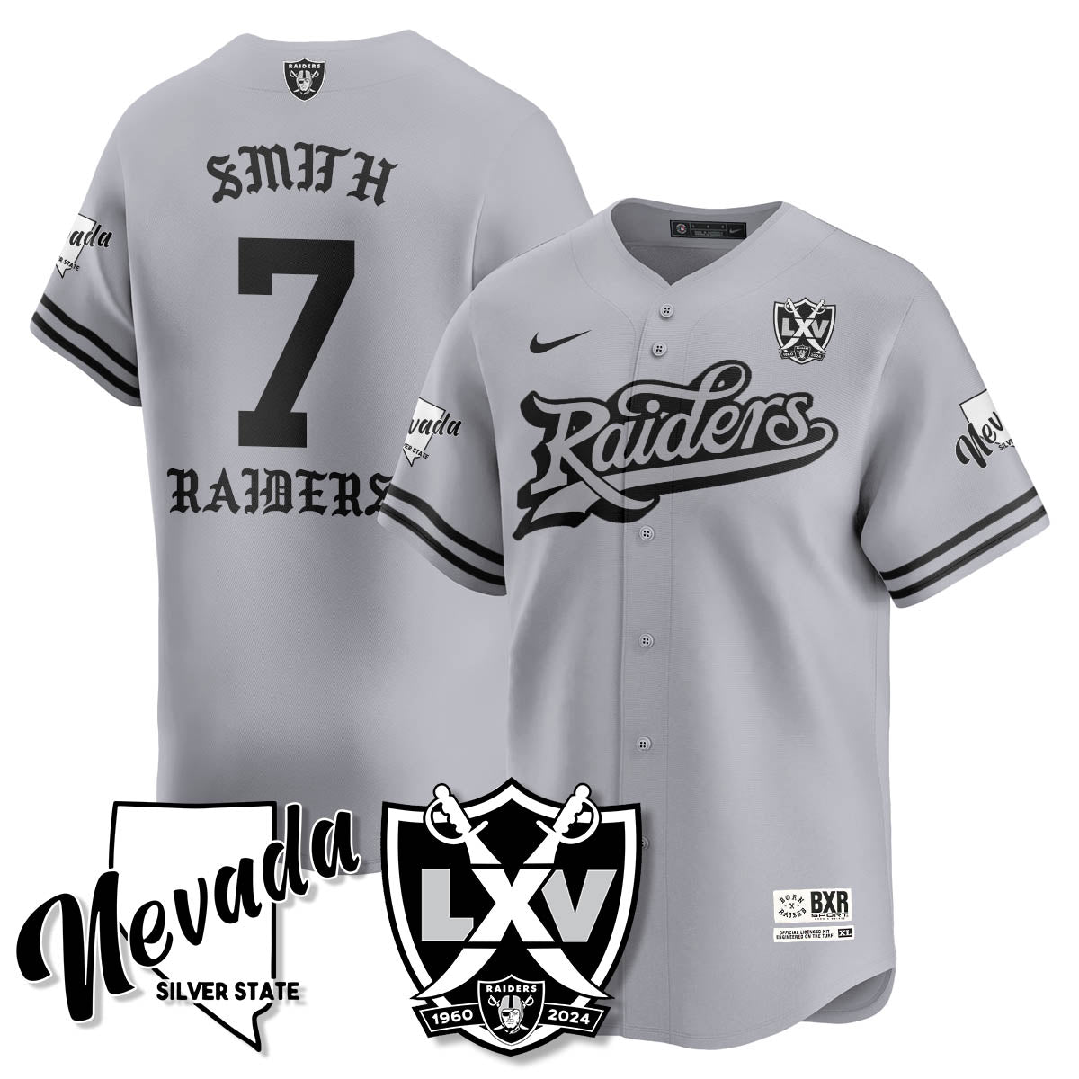 LVR Born x Raised Baseball Jersey - All Stitched - image 16