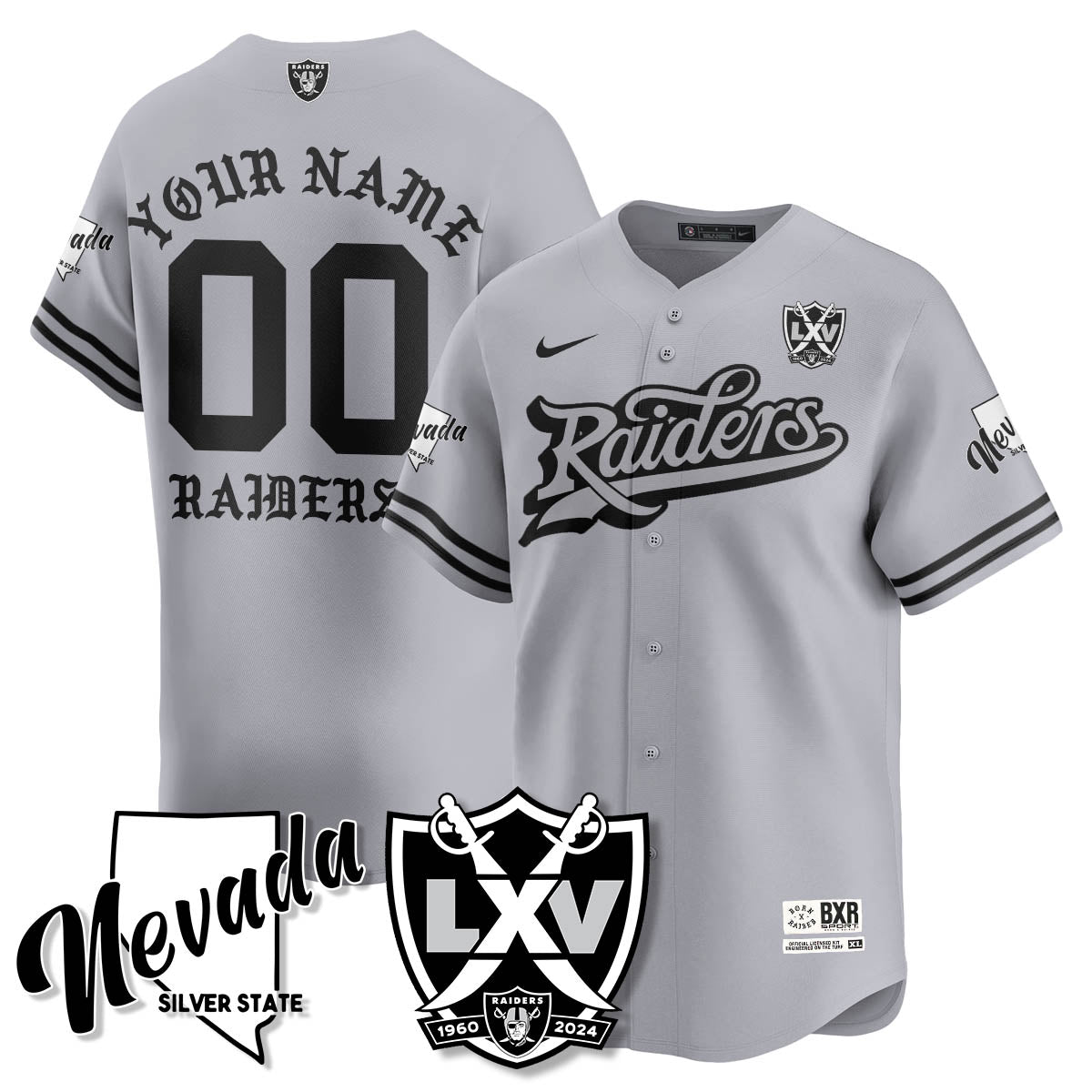 LVR Born x Raised Baseball Jersey - All Stitched - image 45