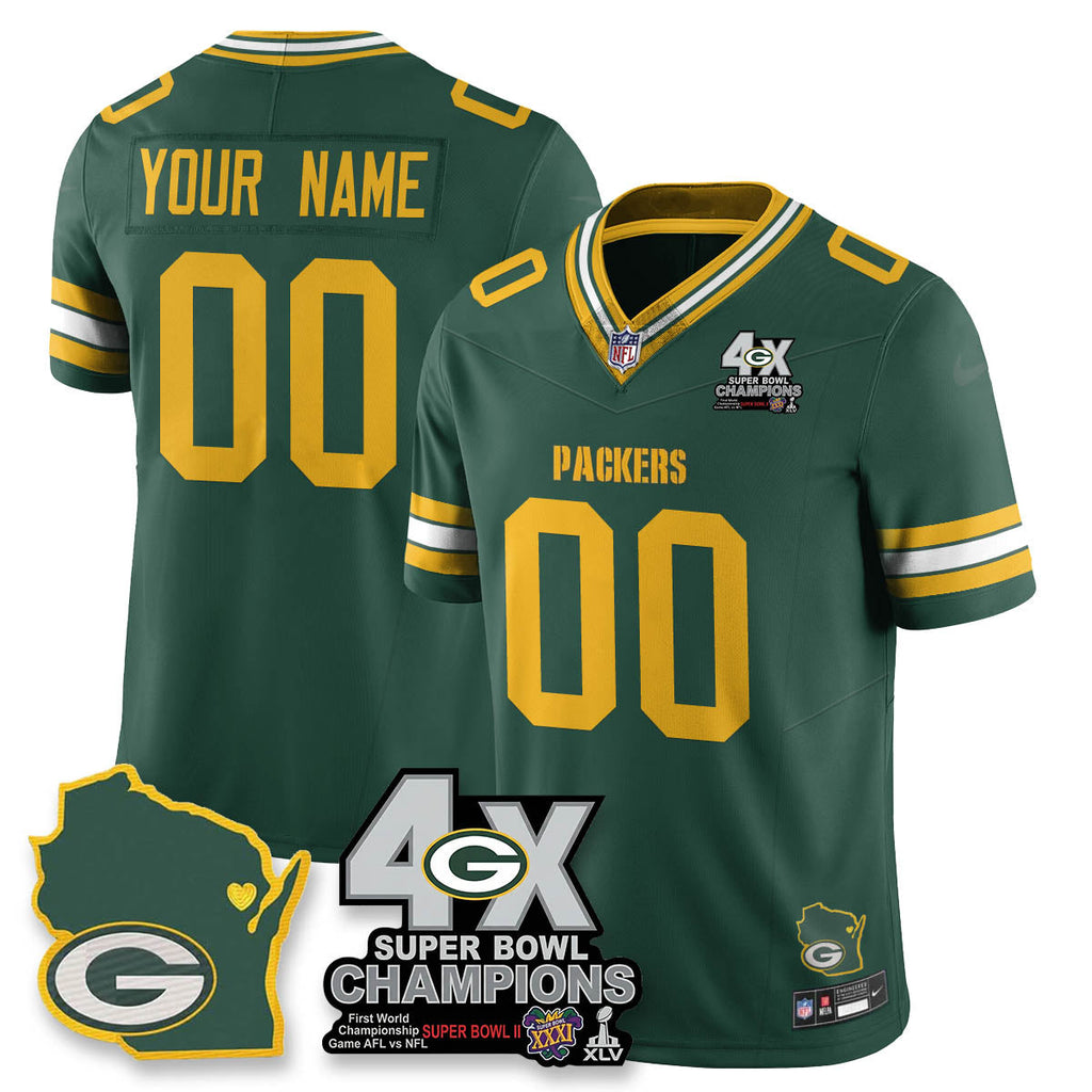 GB 4-Time Champions Patch Vapor Limited Jersey - image 46