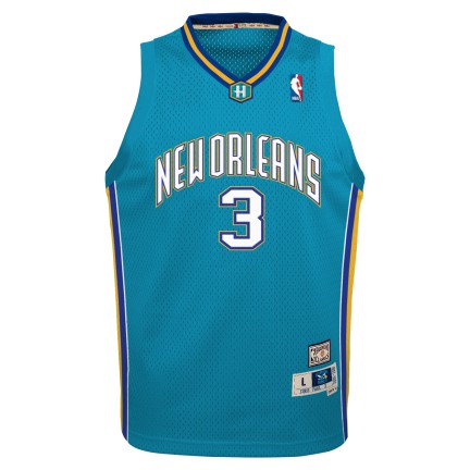 Chris Paul New Orleans Hornets Mitchell & Ness Teal 2005-06 Hardwood Classics Swingman Jersey - image 2