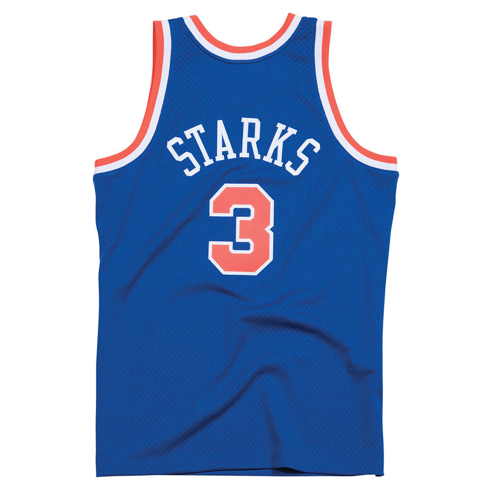 John Starks Mitchell & Ness 91-92 Road Swingman Jersey - image 1