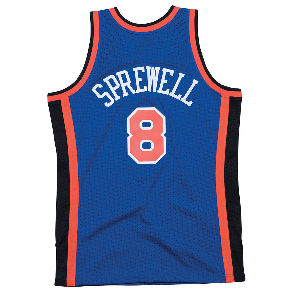 Latrell Sprewell Mitchell & Ness 98-99 Road Swingman Jersey - image 1