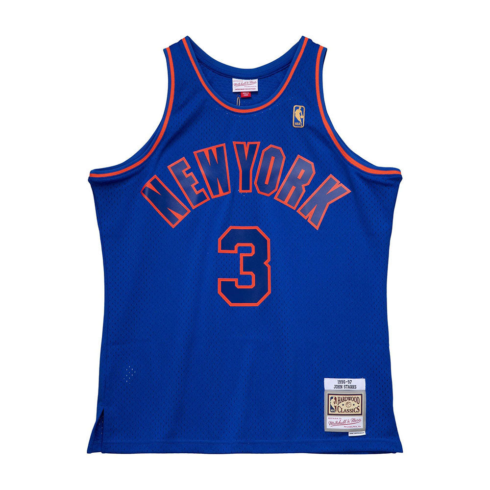 HWC Knicks Swingman Jersey John Starks 1996-97 Anniversary - image 2