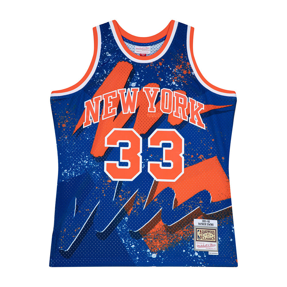 Mitchell & Ness Knicks Hyper Hoops Patrick Ewing #33 Swingman Jersey - image 2