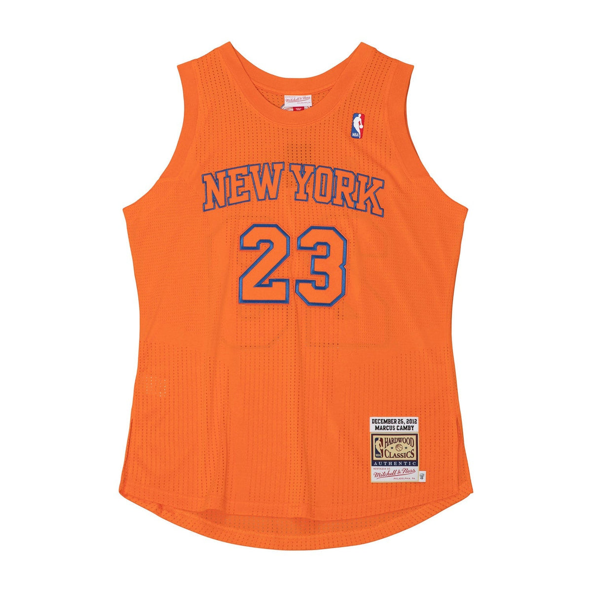 Mitchell & Ness Knicks 2012 Christmas Day Marcus Camby Jersey - image 2