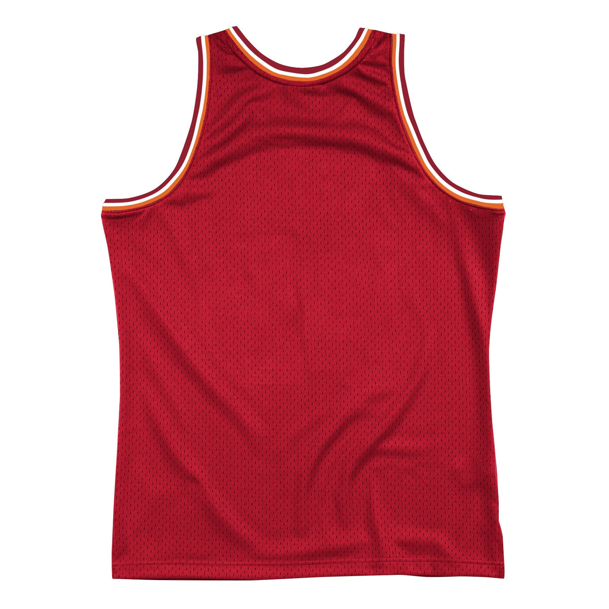 Men's Miami Heat Mitchell & Ness Red Hardwood Classics Blown Out Fashion Jersey - image 2