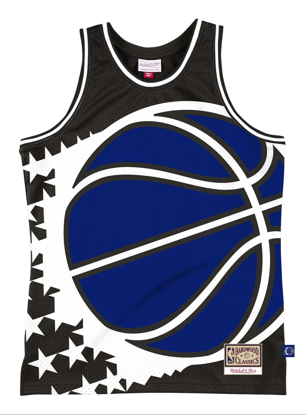 Men's Orlando Magic Mitchell & Ness Black Hardwood Classics Blown Out Fashion Jersey - image 1