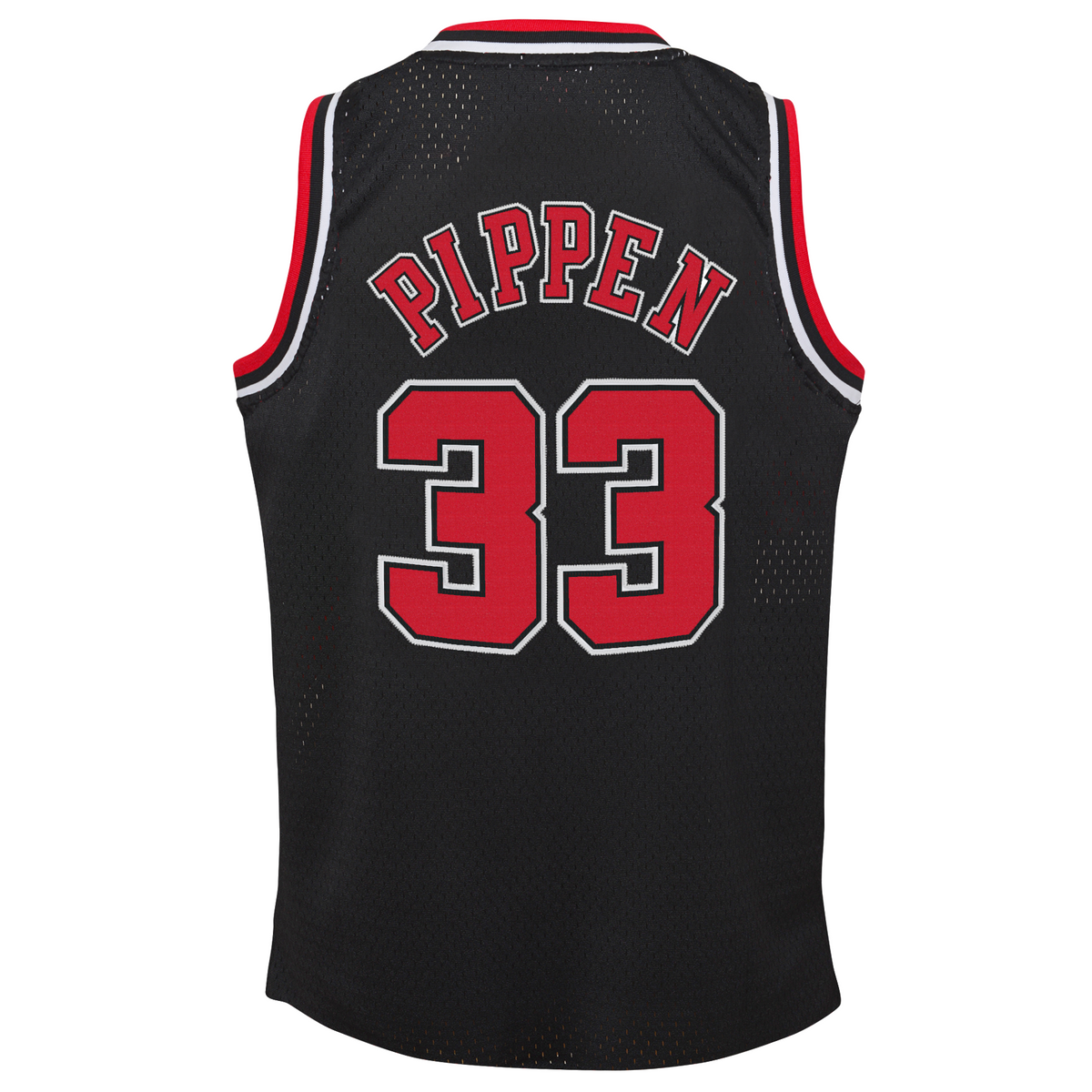 Chicago Bulls Scottie Pippen Mitchell & Ness Black Alternate Swingman Jersey - image 3