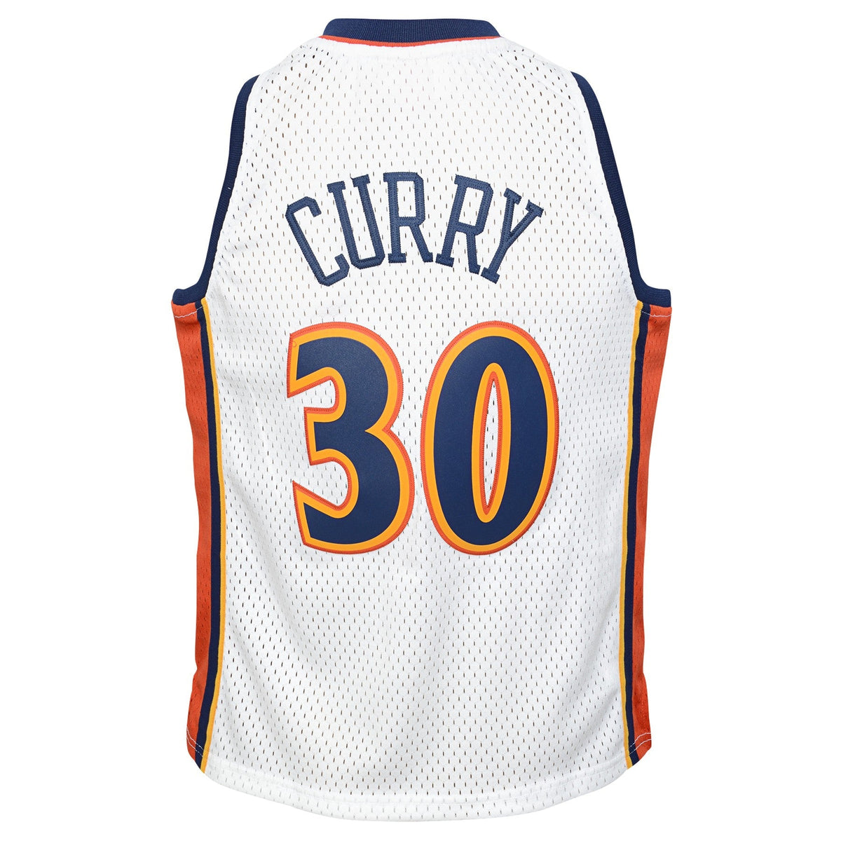 Stephen Curry Golden State Warriors Mitchell & Ness White 2009-10 Hardwood Classics Swingman Jersey - image 3