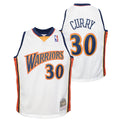 Stephen Curry Golden State Warriors Mitchell & Ness White 2009-10 Hardwood Classics Swingman Jersey - image 1