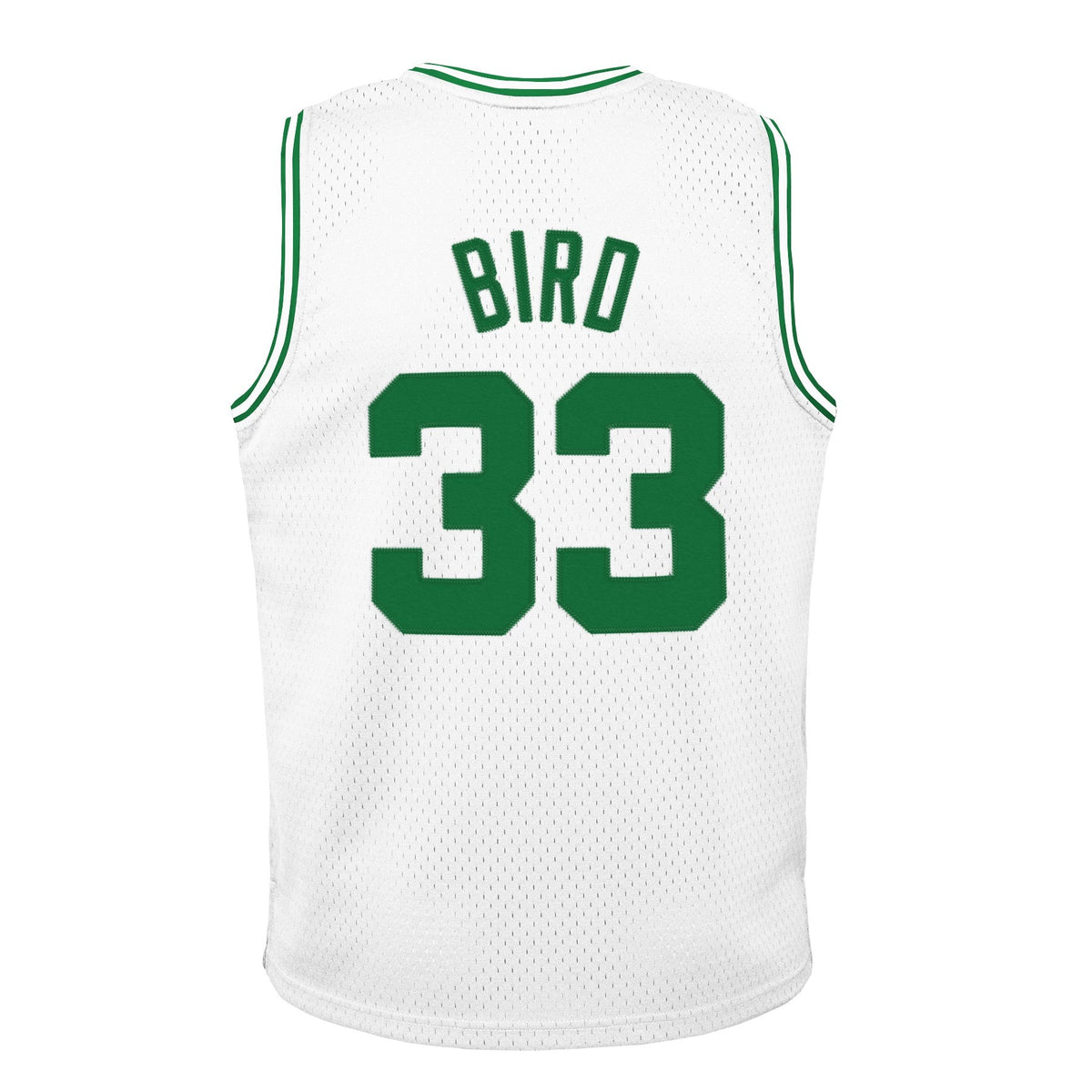 Boston Celtics Larry Bird Mitchell & Ness White 1985-86 Hardwood Classics Swingman Jersey - image 3