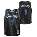 Orlando Magic Anfernee  Penny Hardaway Mitchell & Ness 1994 NBA Black Hardwood Classic Swingman Jersey - image 1