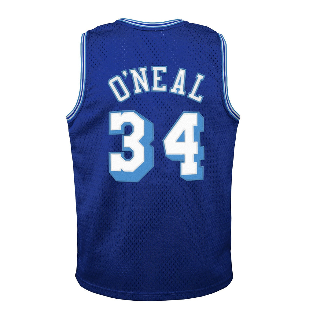 Los Angeles Lakers Shaquille O'Neal Mitchell & Ness Blue 1996-97 Hardwood Classics Swingman Jersey - image 3