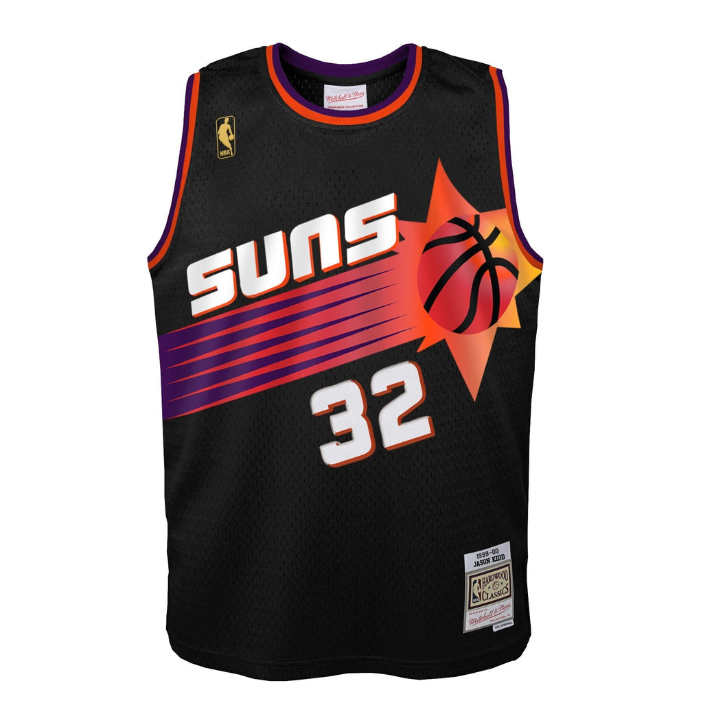 Phoenix Suns Jason Kidd Mitchell & Ness Black 1996-97 Hardwood Classics Swingman Jersey - image 2