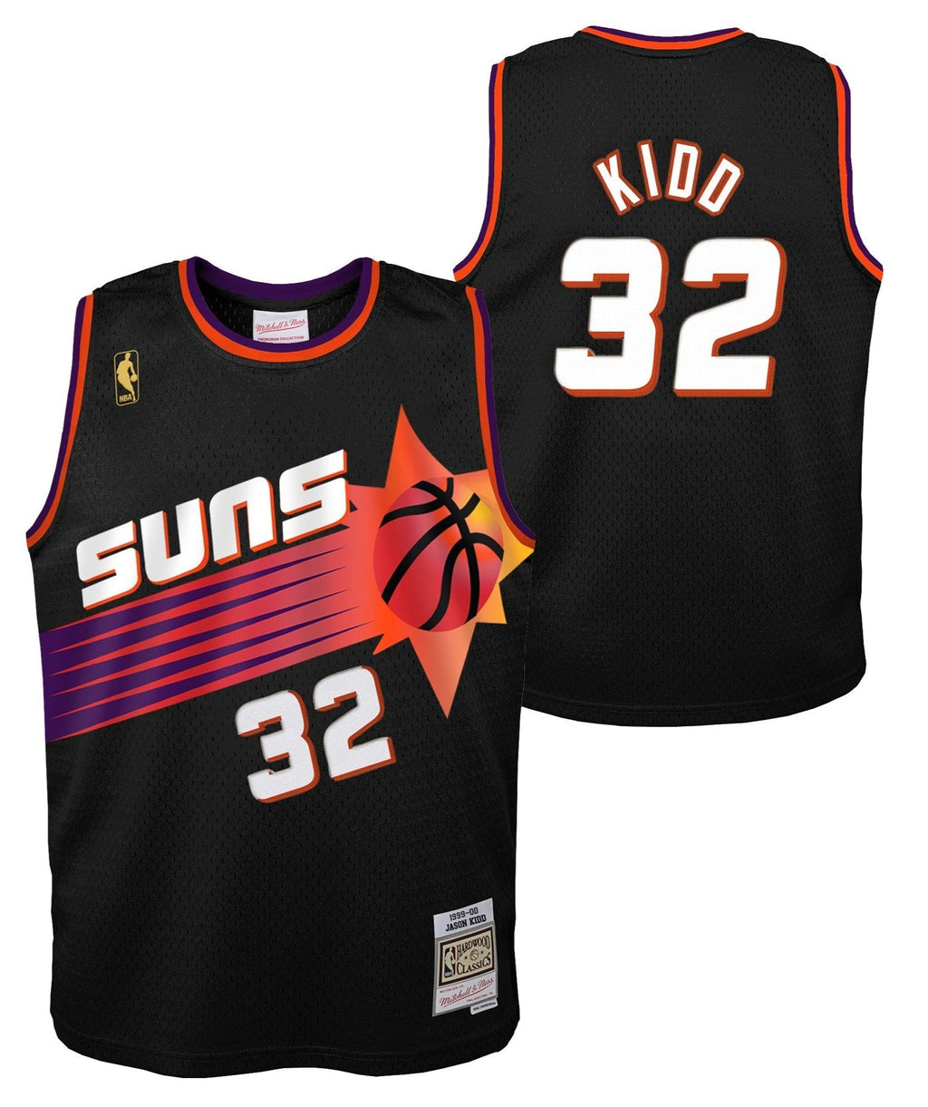 Phoenix Suns Jason Kidd Mitchell & Ness Black 1996-97 Hardwood Classics Swingman Jersey - image 1