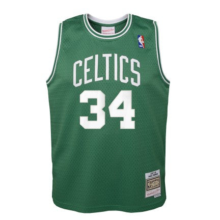 Boston Celtics Paul Pierce Mitchell & Ness Kelly Green 2007-08 Hardwood Classics Swingman Jersey - image 2
