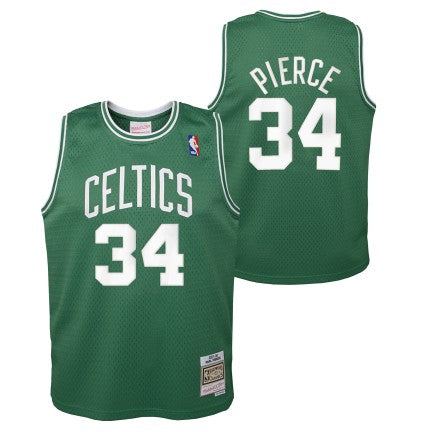 Boston Celtics Paul Pierce Mitchell & Ness Kelly Green 2007-08 Hardwood Classics Swingman Jersey - image 1