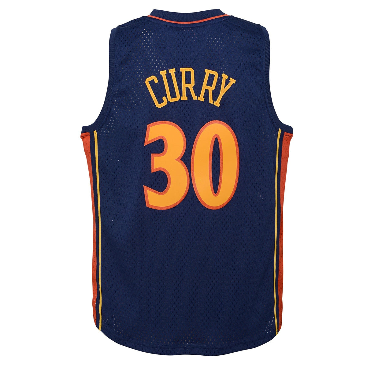 Stephen Curry Golden State Warriors Mitchell & Ness Navy Blue 2009-10 Hardwood Classics Swingman Jersey - image 3