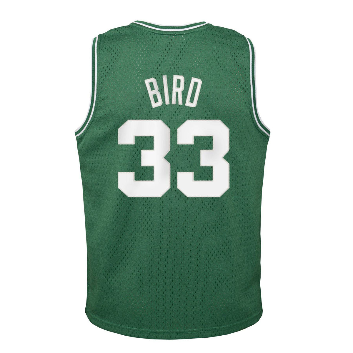 Boston Celtics Larry Bird Mitchell & Ness Kelly Green 1985-86 Hardwood Classics Swingman Jersey - image 3