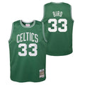 Boston Celtics Larry Bird Mitchell & Ness Kelly Green 1985-86 Hardwood Classics Swingman Jersey - image 1