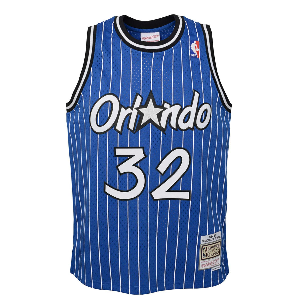 Orlando Magic Shaquille O'Neal Mitchell & Ness Blue 1994-95 Hardwood Classics Swingman Jersey - image 2