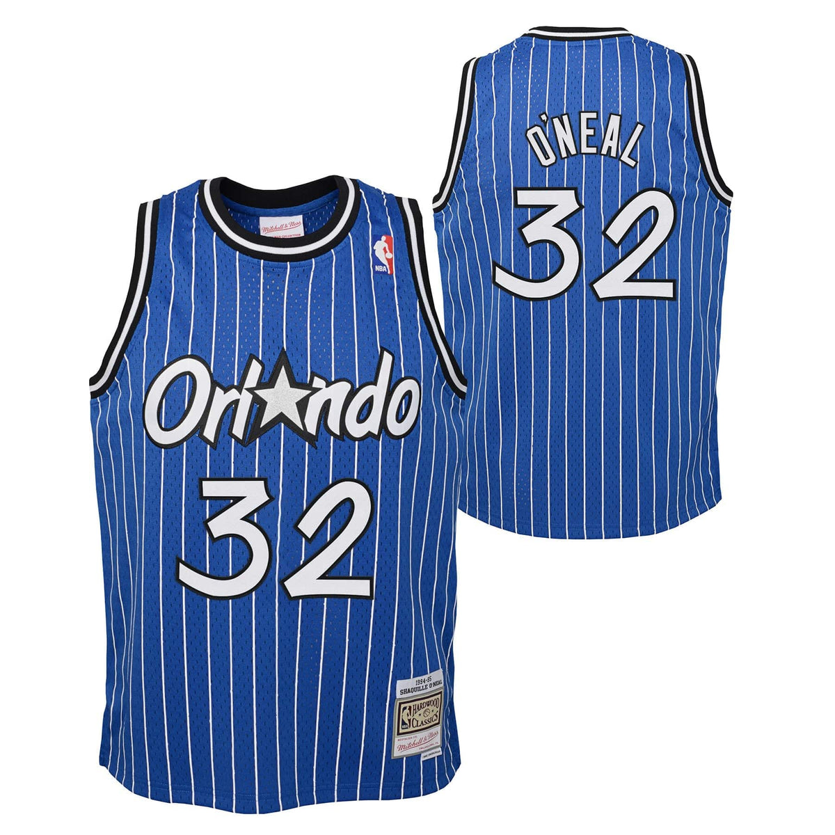 Orlando Magic Shaquille O'Neal Mitchell & Ness Blue 1994-95 Hardwood Classics Swingman Jersey - image 1