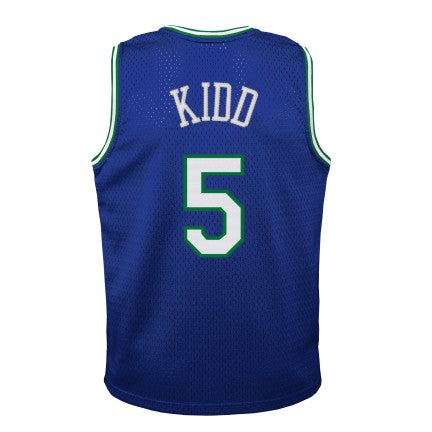 Jason Kidd Dallas Mavericks Mitchell & Ness Blue 1994-95 Hardwood Classics Swingman Jersey - image 3